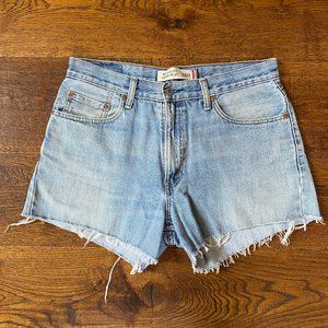 Levi's 550 cutoff shorts 34 W
